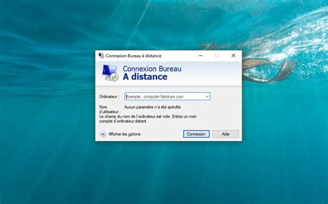 Windows 7 activer bureau a distance